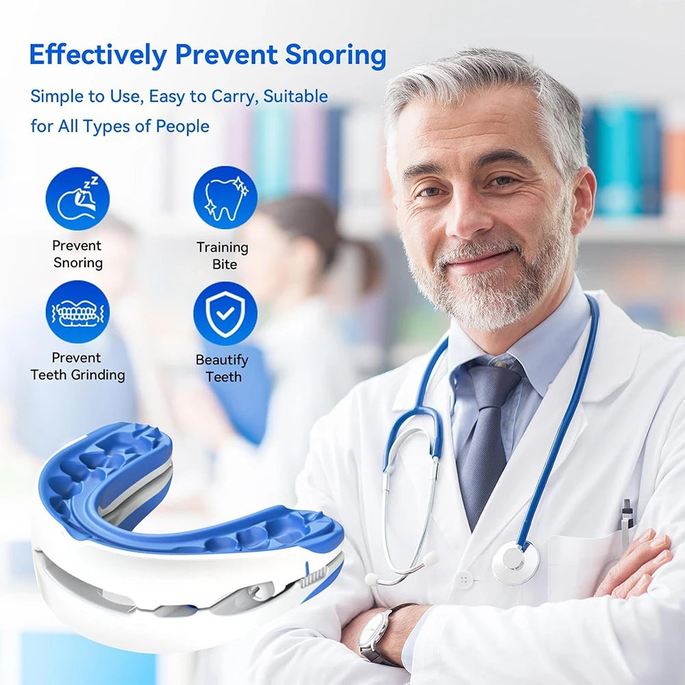 Gouttière Anti-Ronflement Ajustable – Protège Dents Nuit & Bien-Être Sommeil Shopgohealthy
