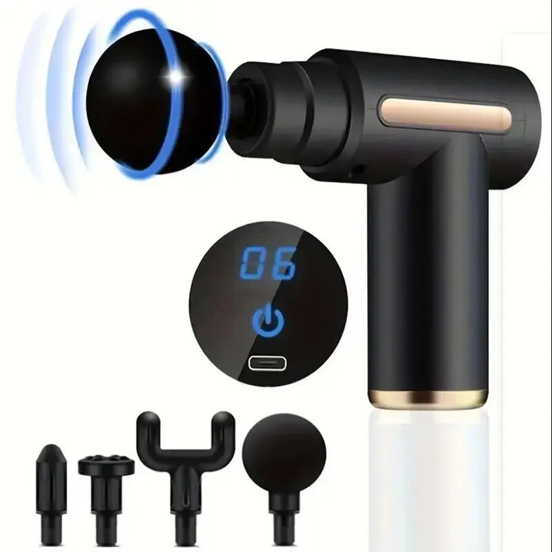 Mini Pistolet de Massage Musculaire – Soulage Dos, Cou, Jambes & Épaules Shopgohealthy