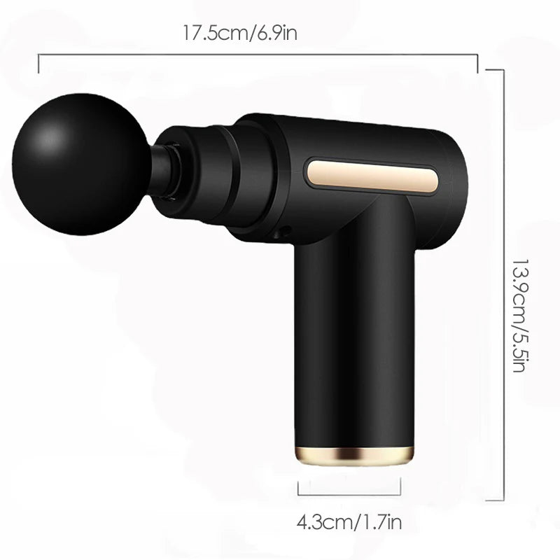 Mini Pistolet de Massage Musculaire – Soulage Dos, Cou, Jambes & Épaules Shopgohealthy