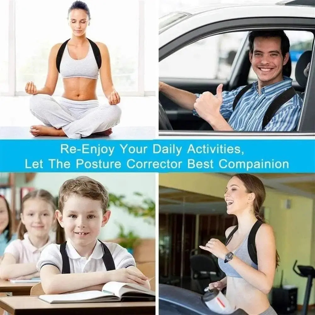 Correcteur de Posture Ajustable – Soutien Dos & Épaules, Confort Sport & Bureau Shopgohealthy