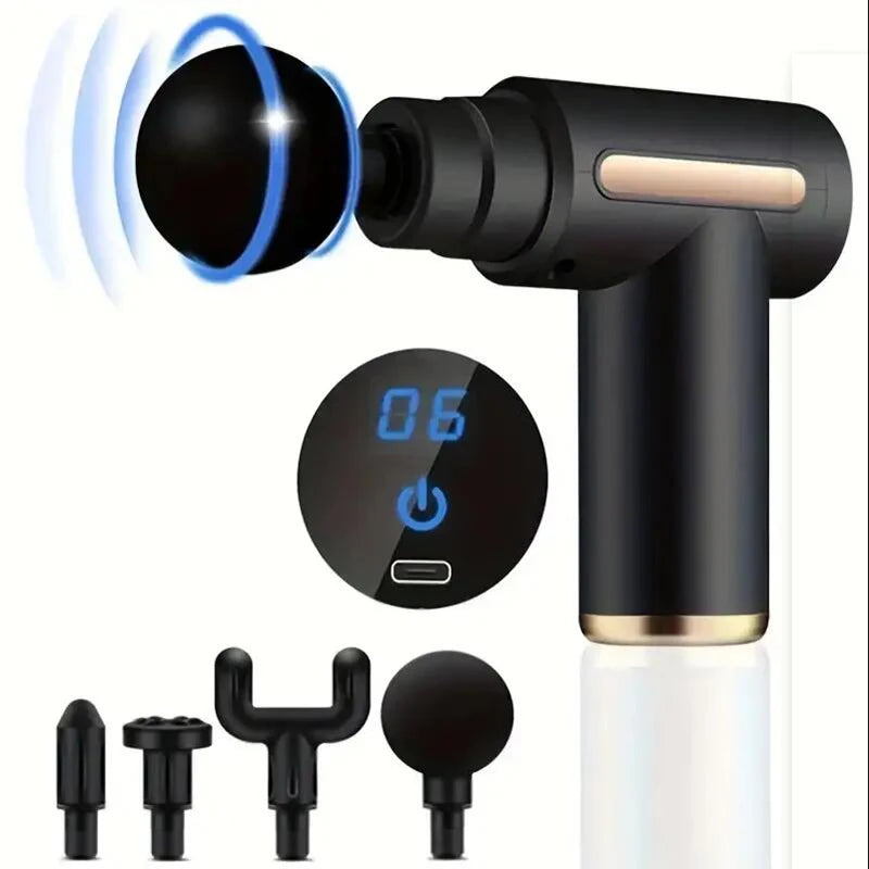 Mini Pistolet de Massage Musculaire – Soulage Dos, Cou, Jambes & Épaules Shopgohealthy