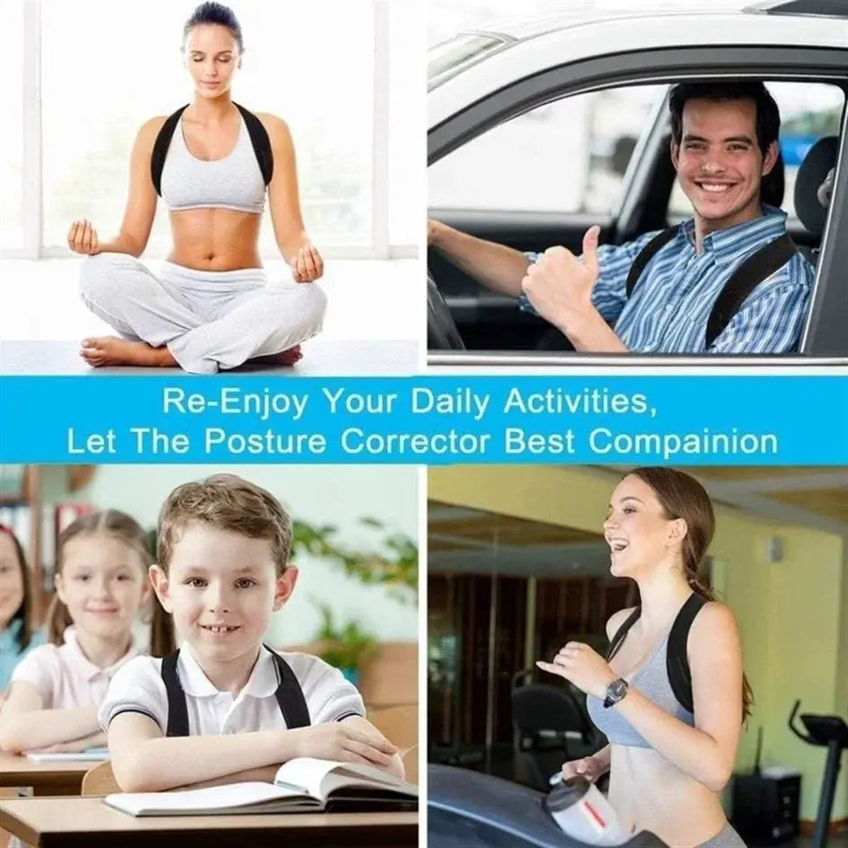 Correcteur de Posture Ajustable – Soutien Dos & Épaules, Confort Sport & Bureau Shopgohealthy