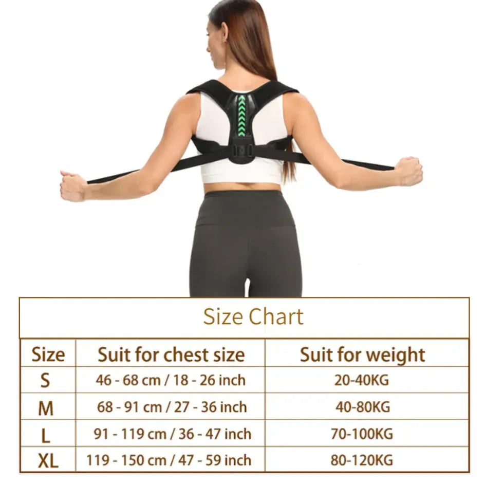 Correcteur de Posture Ajustable – Soutien Dos & Épaules, Confort Sport & Bureau Shopgohealthy