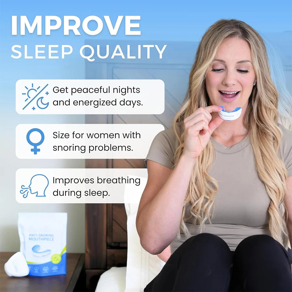 Gouttière Anti-Ronflement Ajustable – Protège Dents Nuit & Bien-Être Sommeil Shopgohealthy
